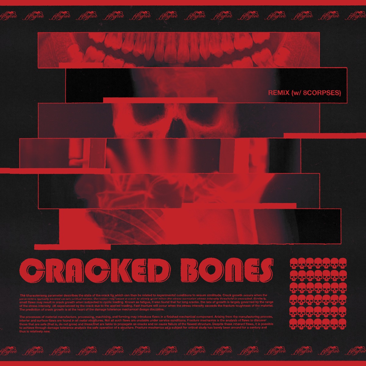 Cracked Bones (Remix) [feat. 8corpses] - Single by fiftyfive album cover