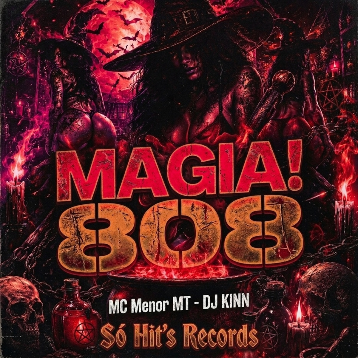 Magia! 808 (feat. Mc Menor MT) - Single by DJ Kinn album cover