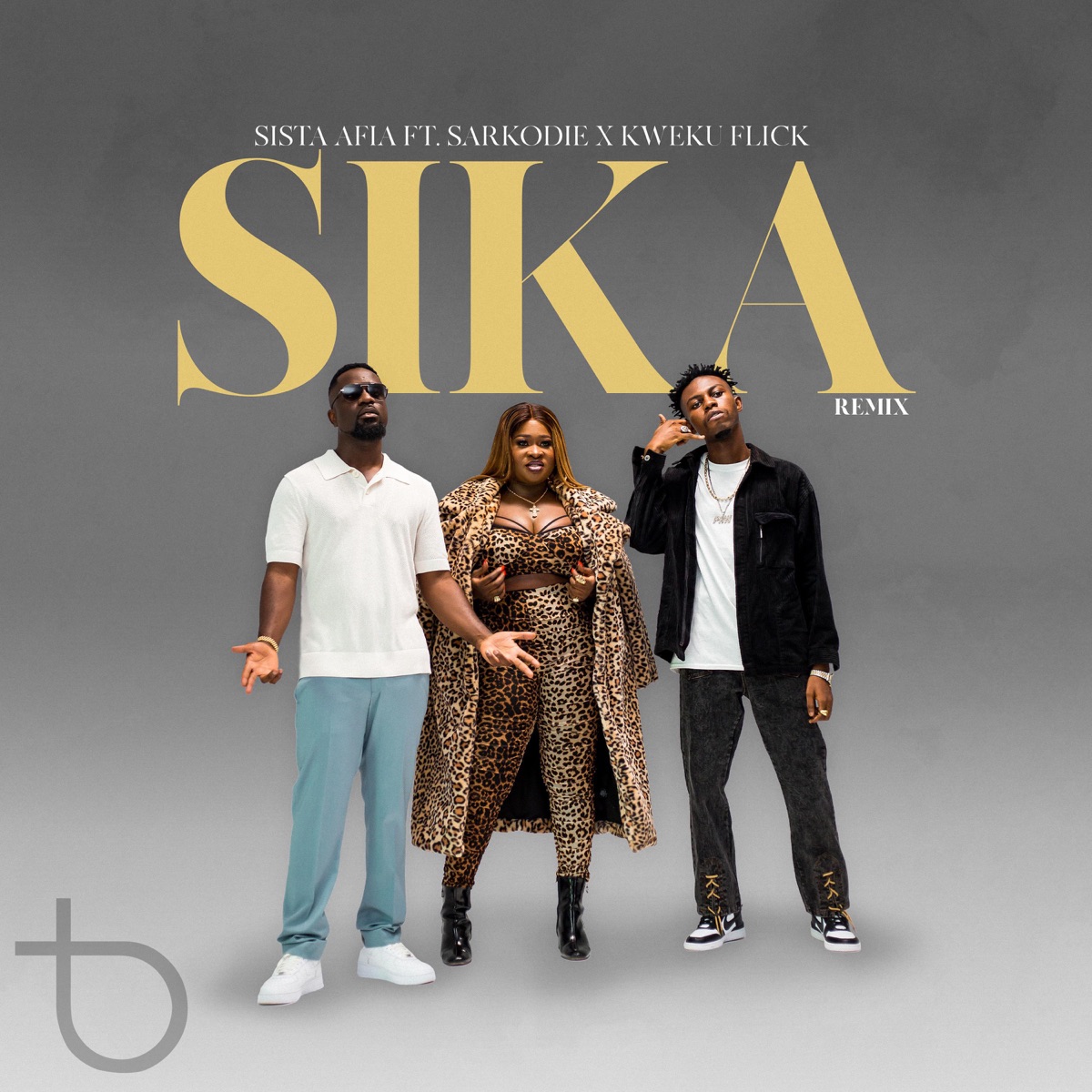 Sika (Remix) [feat. Sarkodie & Kweku Flick] - Single by Sista Afia album cover