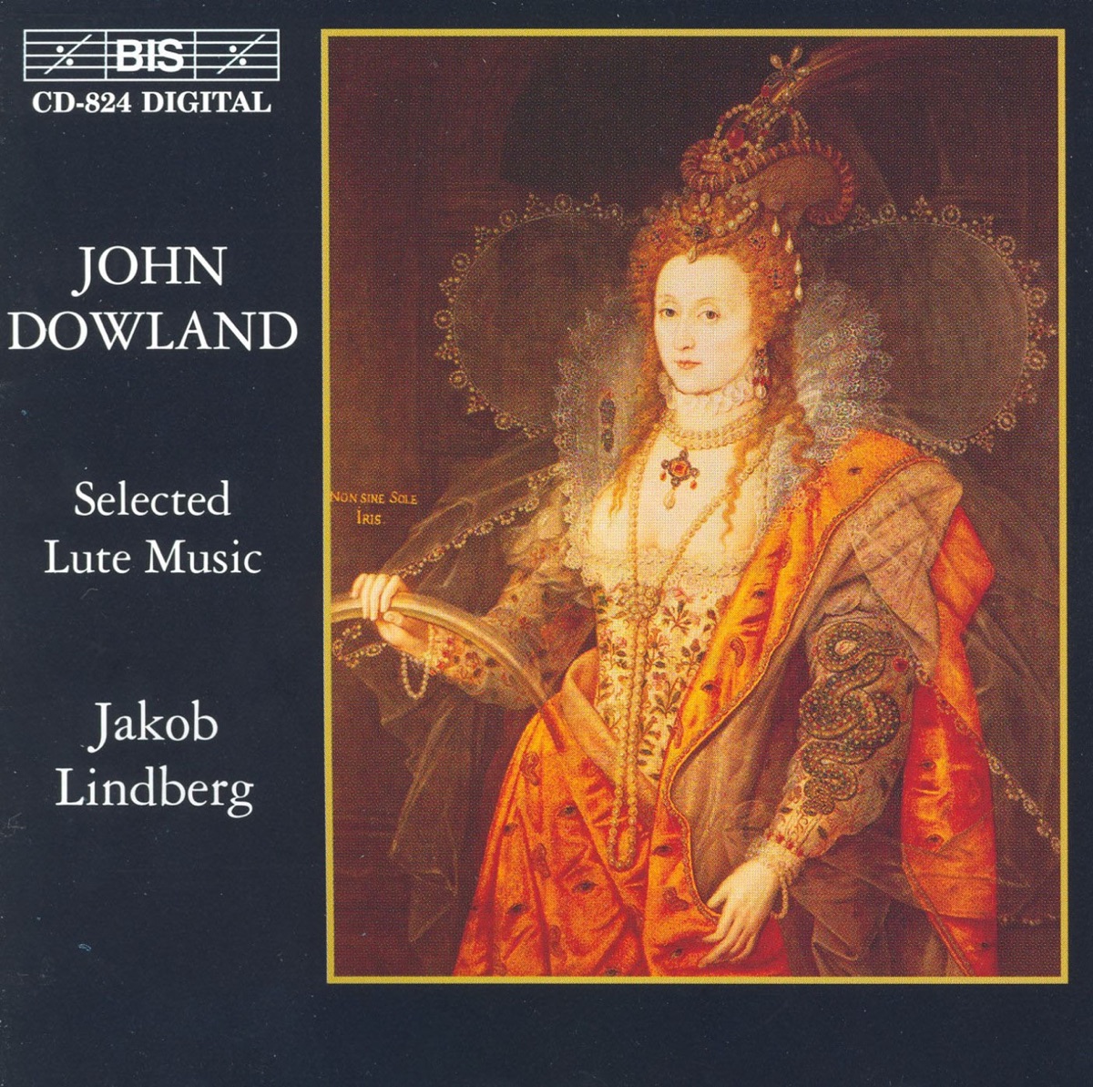 Dowland: Selected Lute Music by Jakob Lindberg album cover