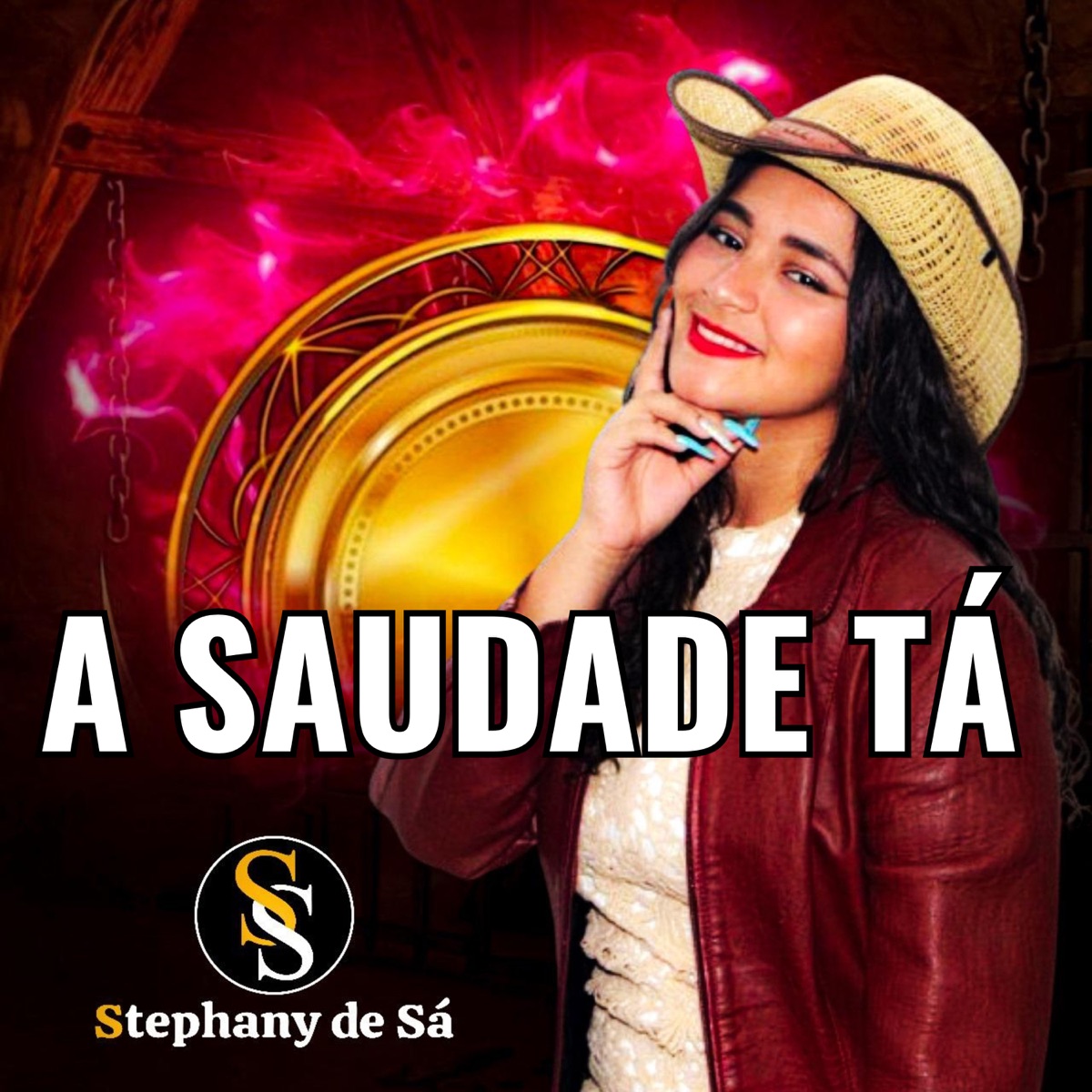 A Saudade Tá - Single by Stephany de Sá album cover