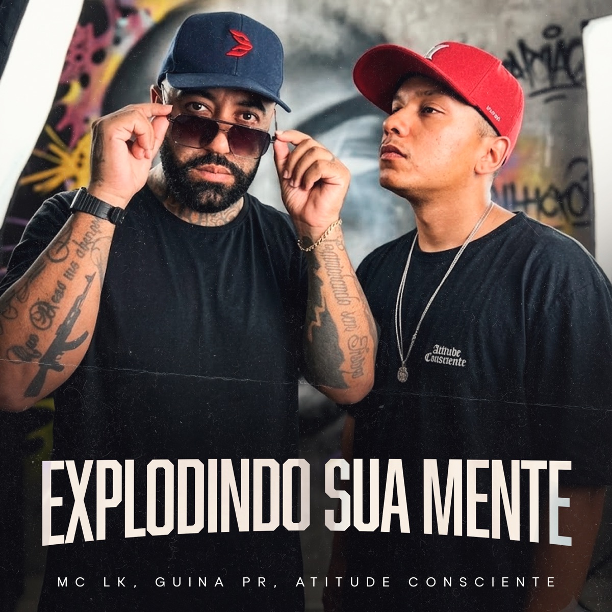 Explodindo Sua Mente - Single by Mc LK, Guina PR & Atitude Consciente album cover