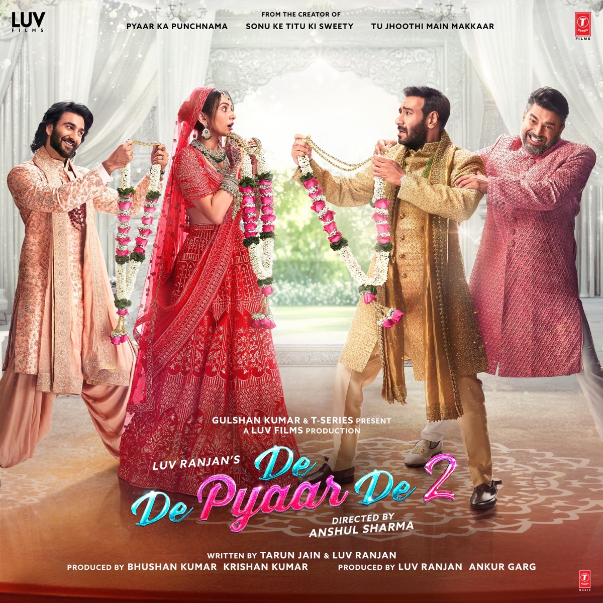 De De Pyaar De 2 (Original Motion Picture Soundtrack) by Payal Dev-Aditya Dev, Yo Yo Honey Singh & Avvy Sra album cover