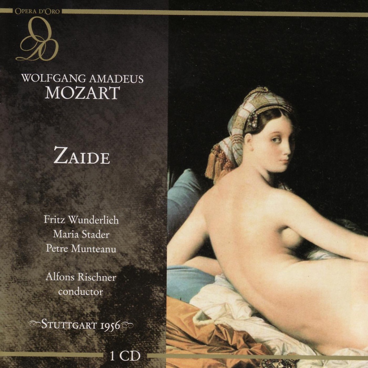 Mozart: Zaide by Fritz Wunderlich, Maria Stader & Petre Munteanu album cover