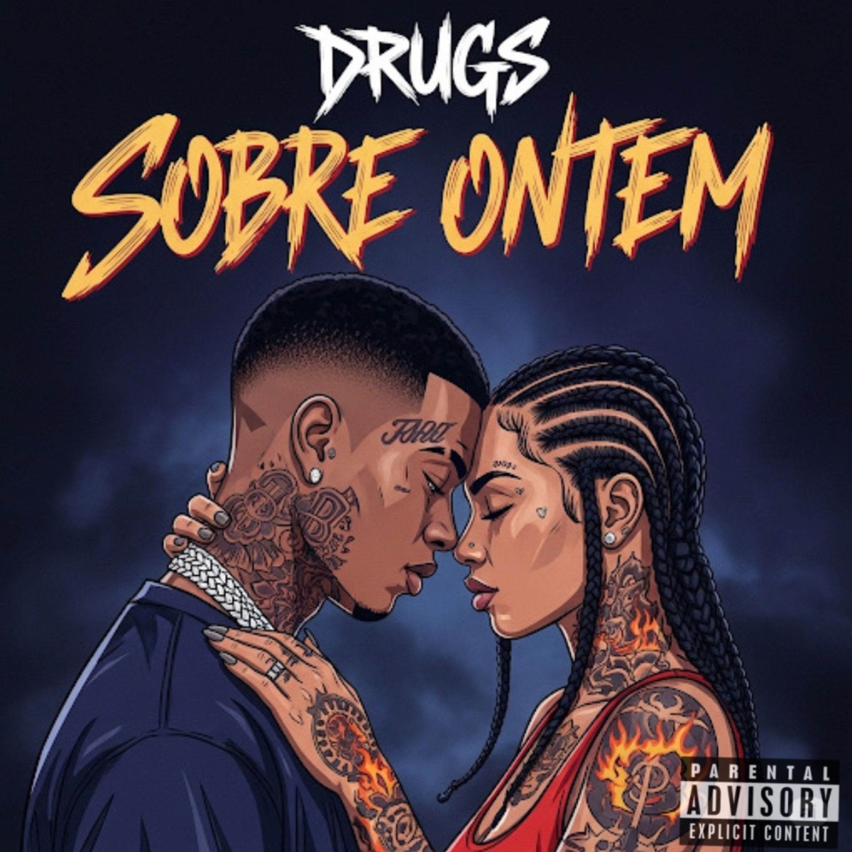 Sobre Ontem - Single by Drugs album cover