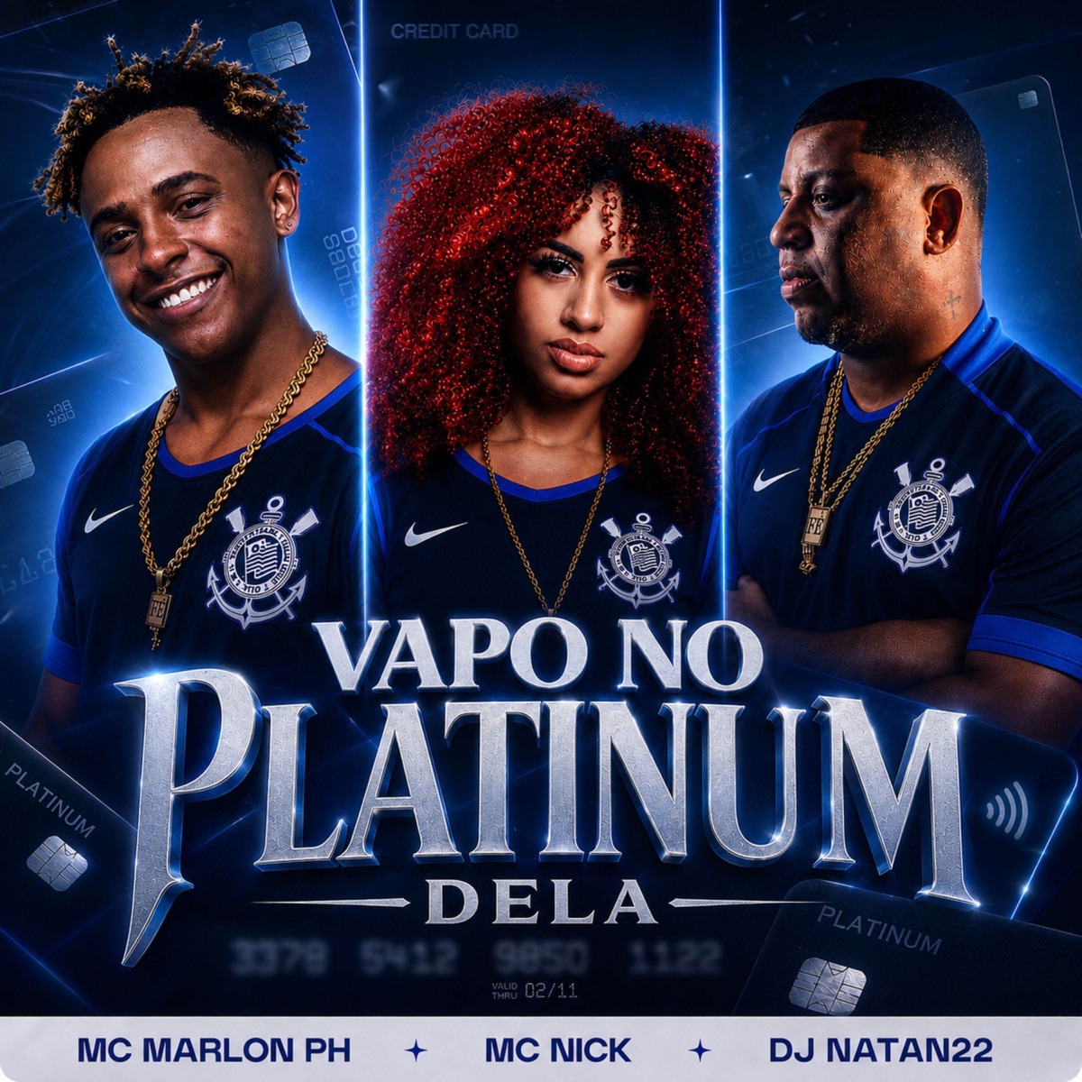VAPO NO PLATINUM DELA - Single by DJ NATAN 22, Mc Nick & MC Marlon PH album cover