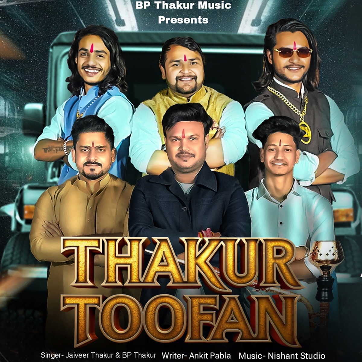 Thakur Toofan (feat. Ankit Pabla & Jeetu Raghav) - Single by BP Thakur & Jaiveer Thakur album cover