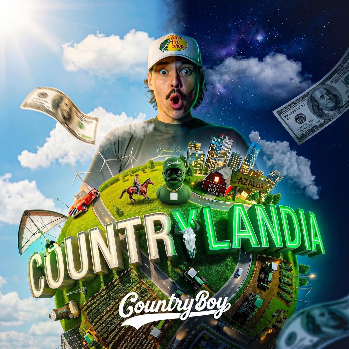 Ao Vivo na Countrylandia, Vol. 2 by Country Boy & Na Base do Agro album cover