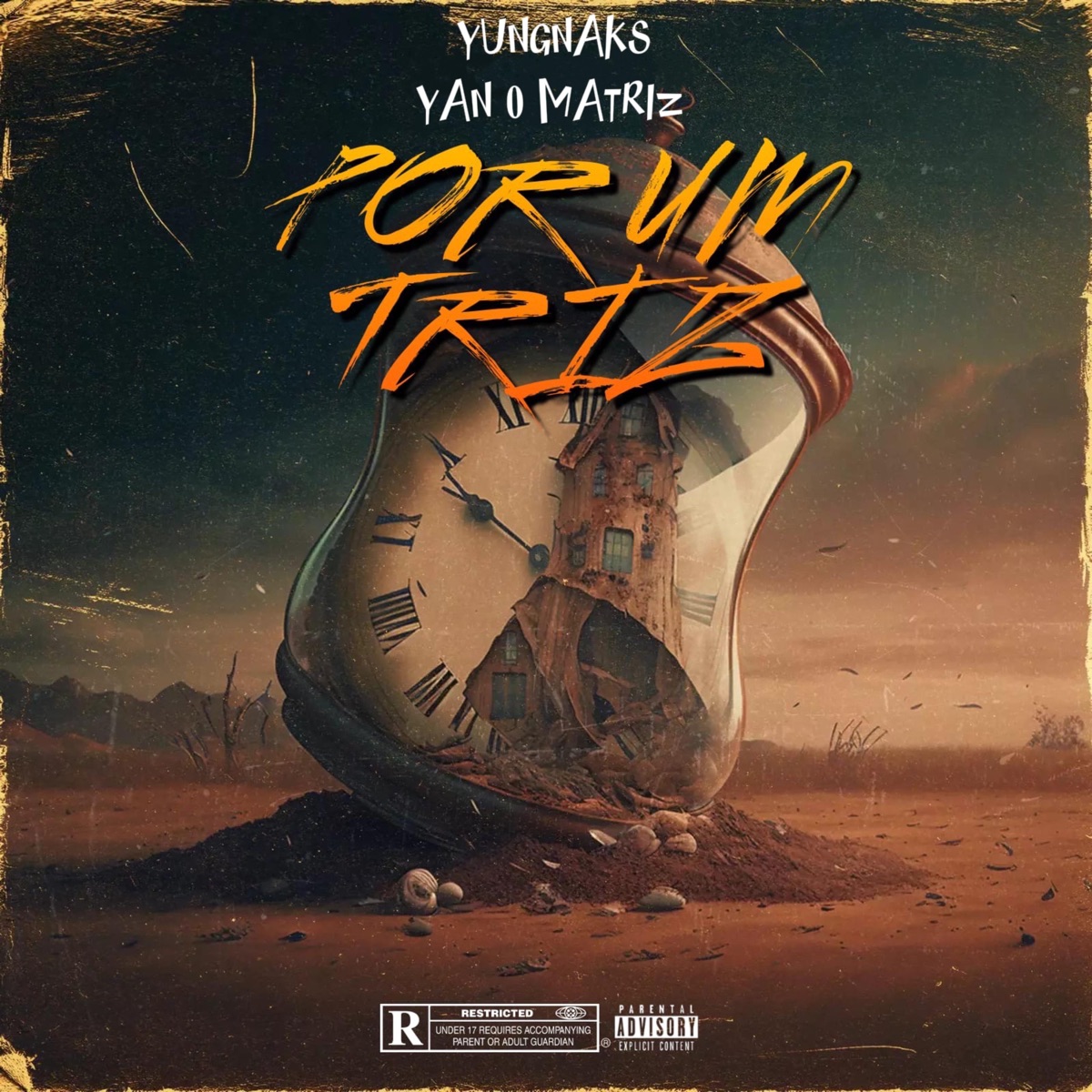 Por um Triz - Single by YungNaks & Yan O Matriz album cover