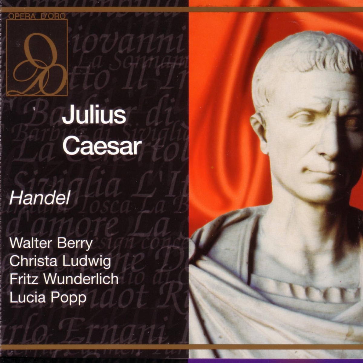 Handel: Julius Caesar by Ferdinand Leitner, RAI Symphony Chorus, RAI Symphony Orchestra & Walter Berry album cover