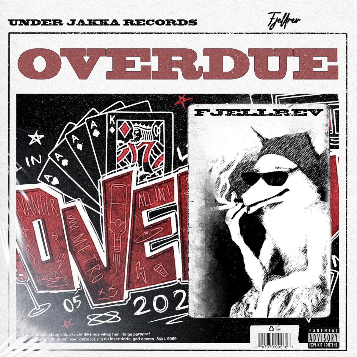 Overdue - Single by Fjellrev album cover