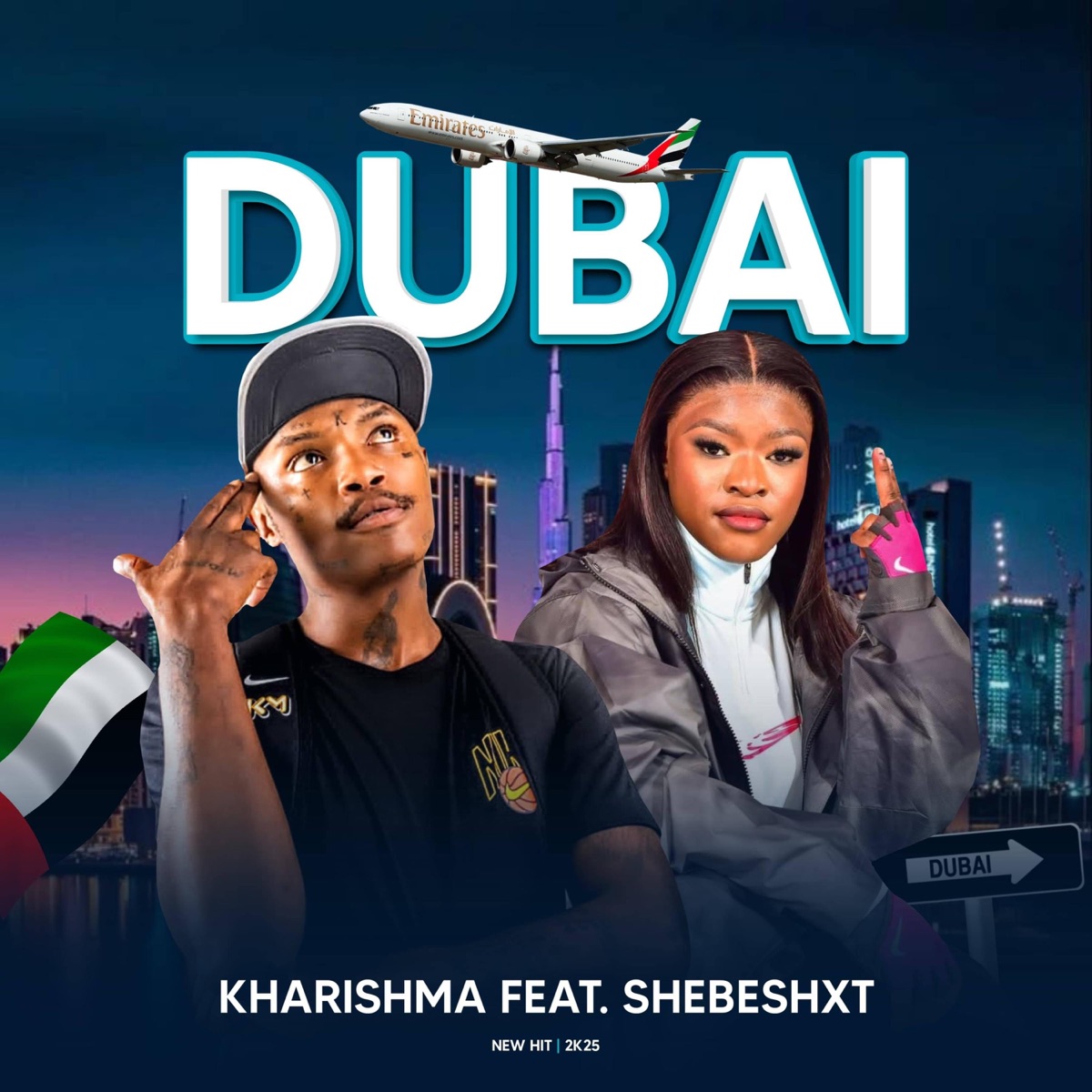 DUBAI (feat. Shebeshxt, Naqua & Mr Diego) - Single by Kharishma album cover