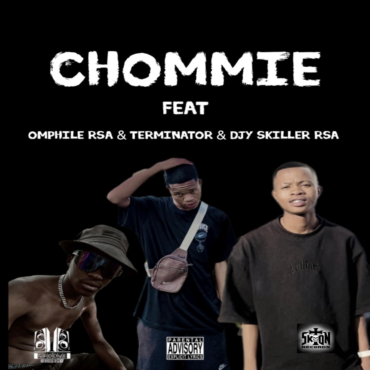 Chommie (feat. Styza Shaun, Offixial El Dieggo, Skiller RSA, Omphile RSA & Terminator) - Single by Zondo ZA album cover