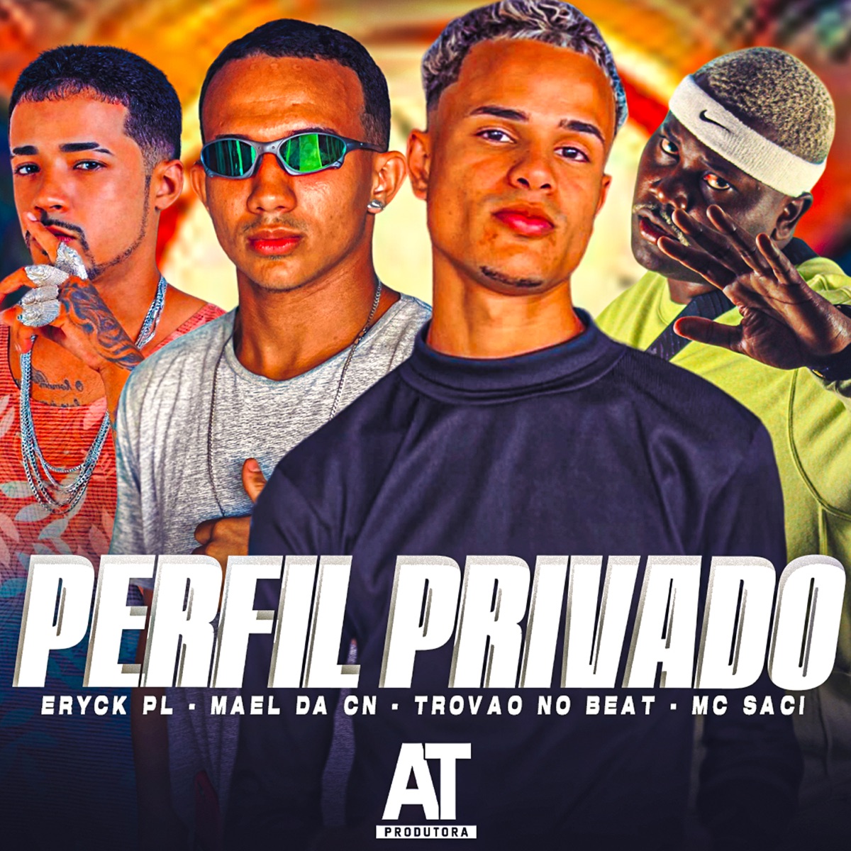 Perfil Privado (feat. MC Saci) - Single by Trovão no Beat, Erick PL & Mael da CN album cover