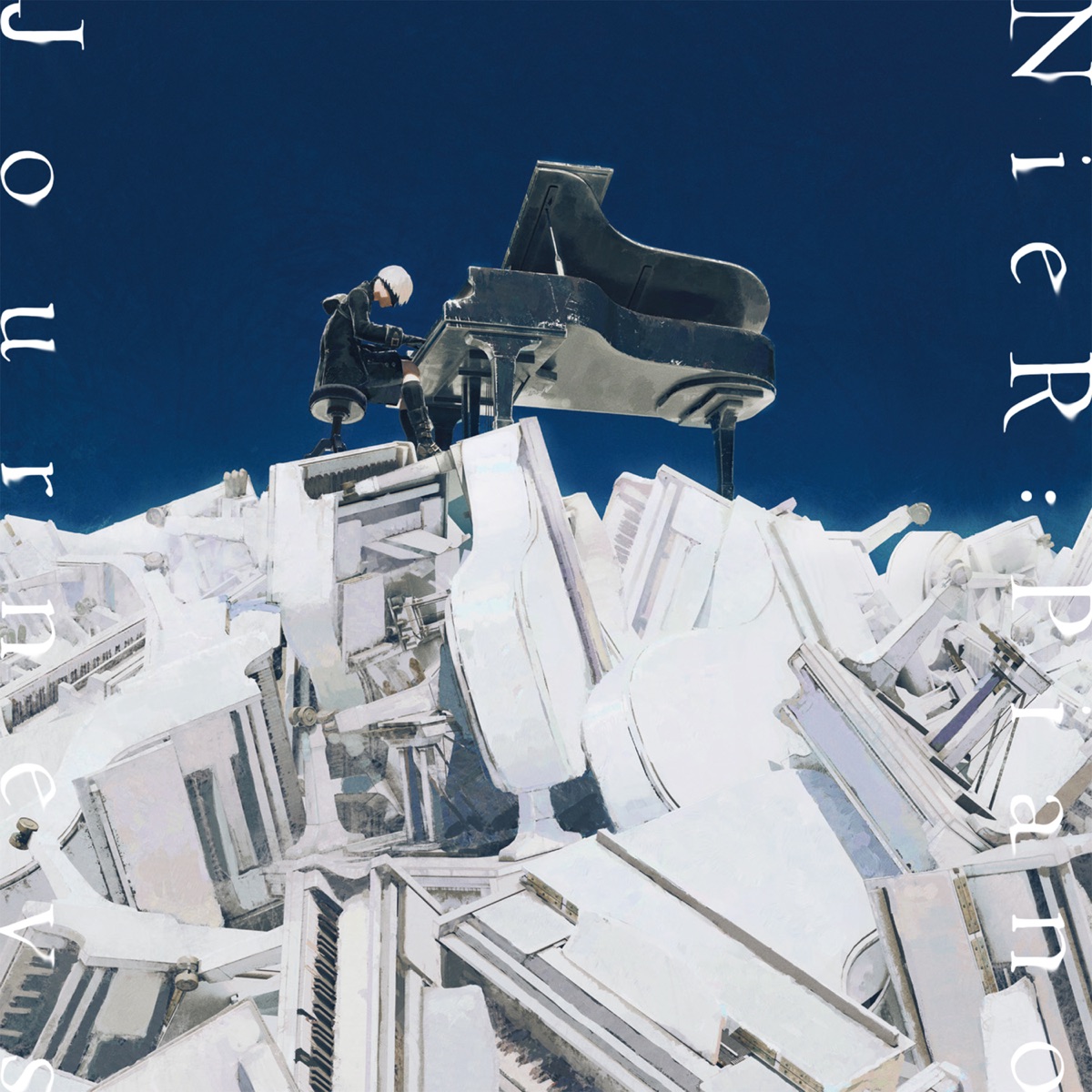 NieR:Piano Journeys by Square Enix Music, MONACA, Benyamin Nuss & Keiichi Okabe album cover