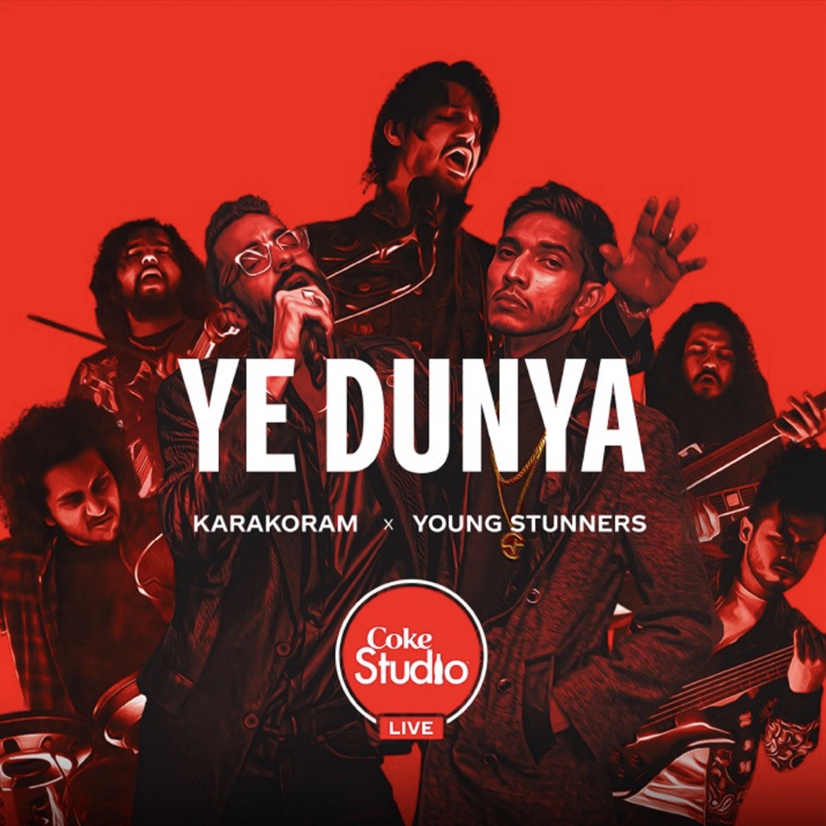 Ye Dunya (Coke Studio Live UAE 2022) - Single by Karakoram & Young Stunners album cover
