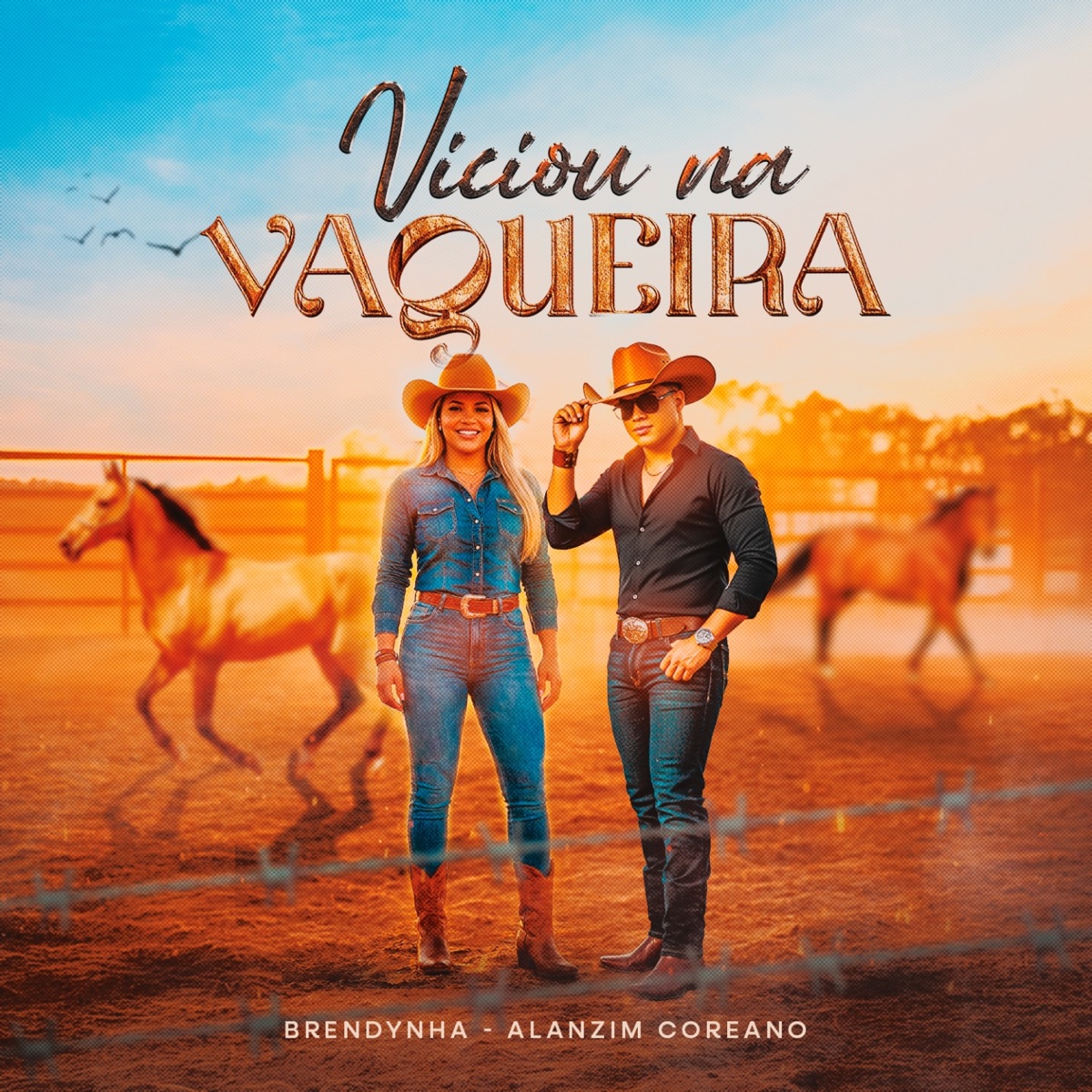 Viciou na Vaqueira - Single by Alanzim Coreano & Brendynha album cover