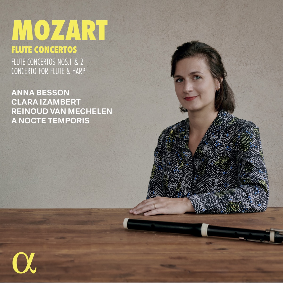 Mozart: Flute Concertos by Anna Besson, Clara Izambert, Reinoud Van Mechelen & A Nocte Temporis album cover