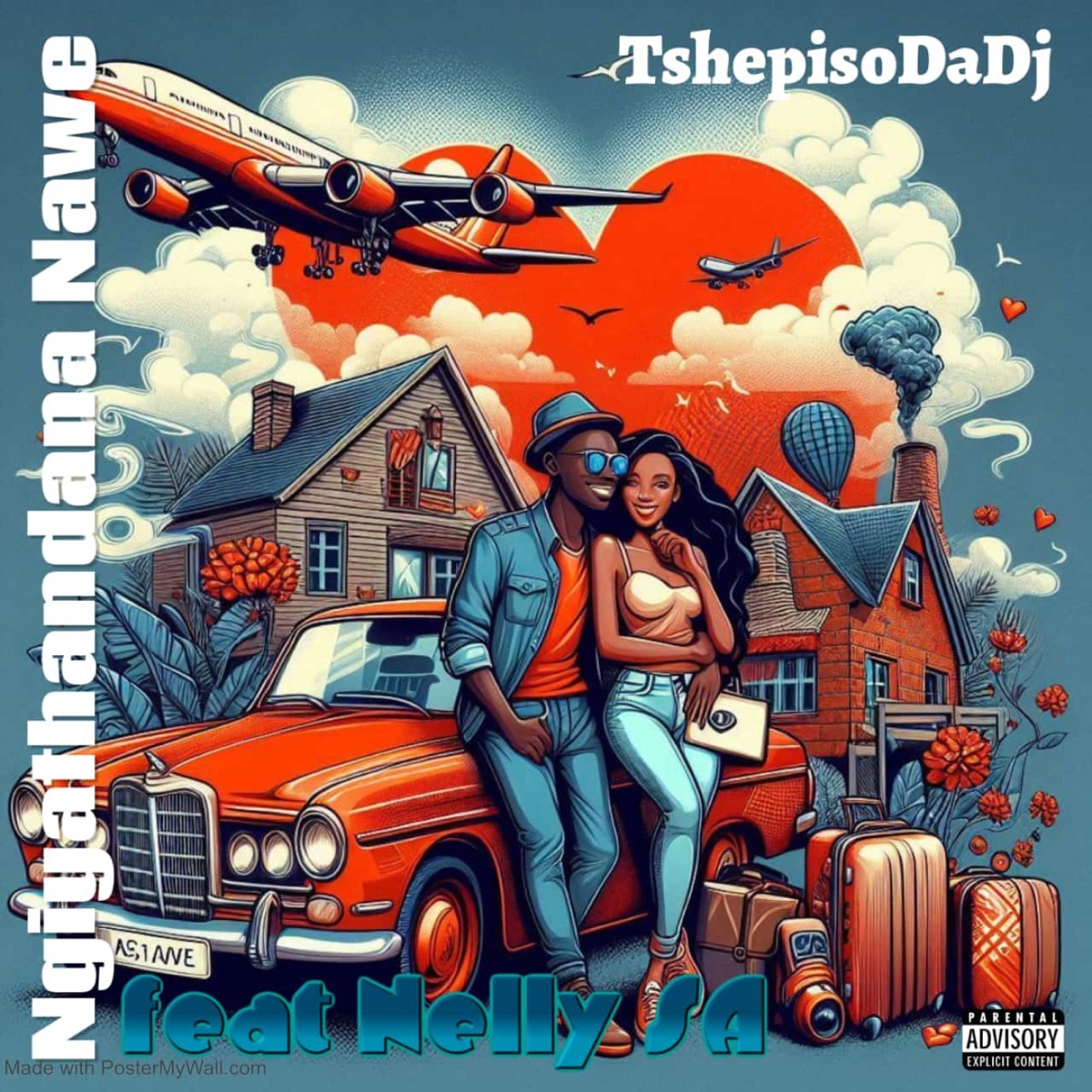 Ngiyathandana Nawe FT Nelly SA (feat. Nelly SA) - Single by TshepisoDaDj album cover