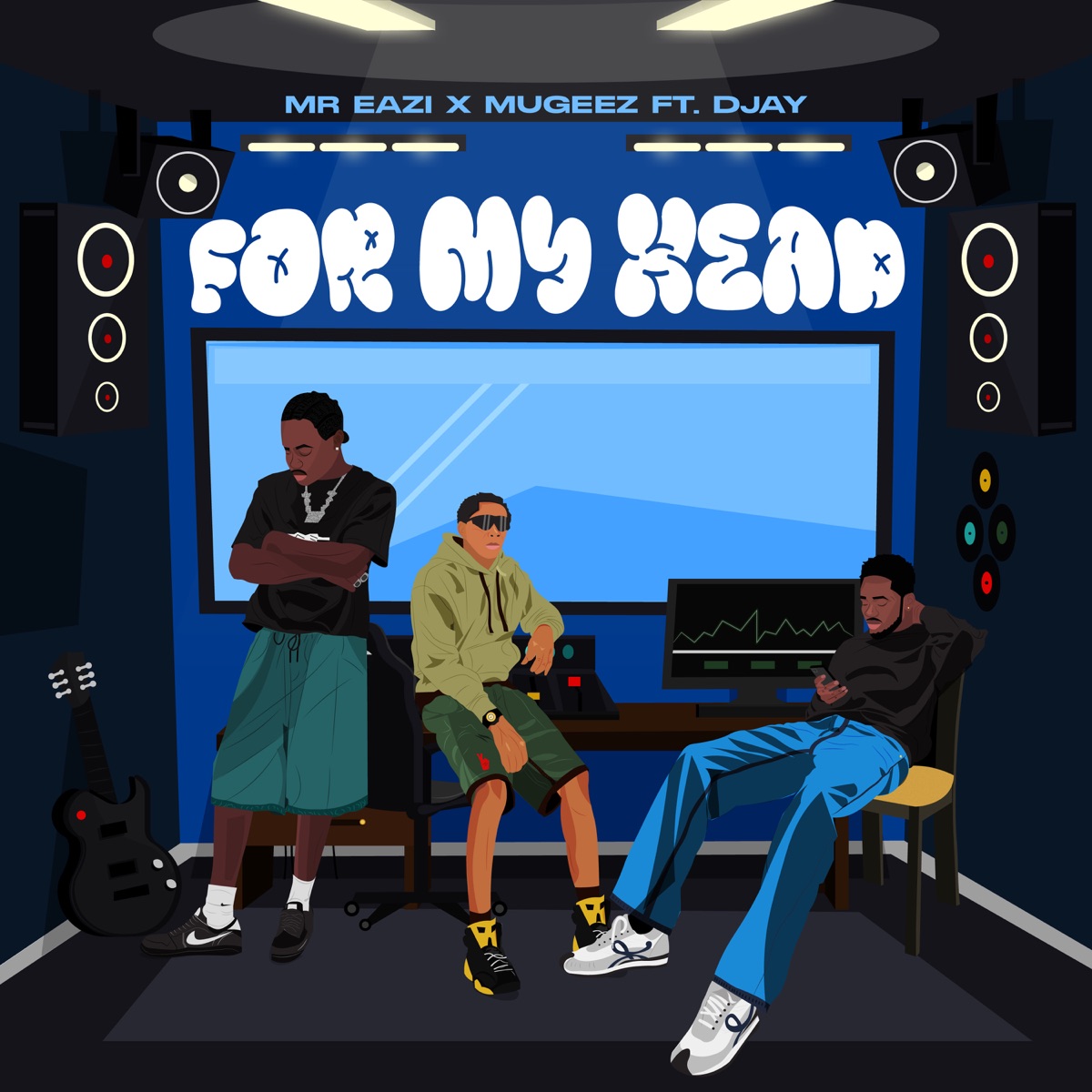For My Head (feat. D Jay) - Single by Mr Eazi & Mugeez album cover