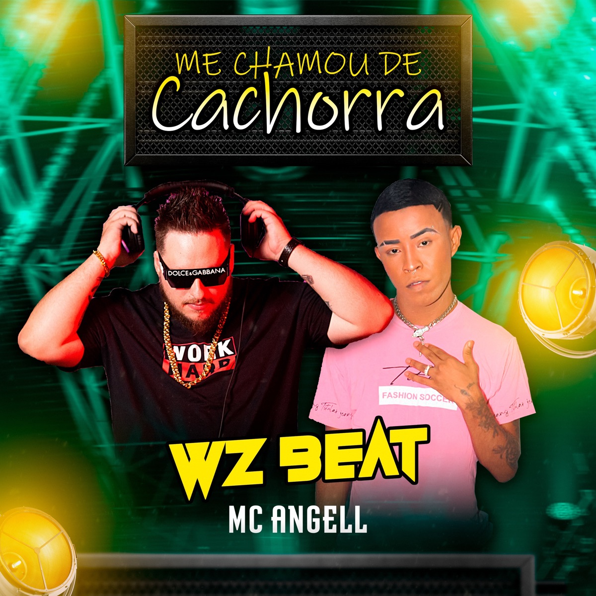 Me Chamou de Cachorra - Single by WZ Beat & Mc Angell album cover