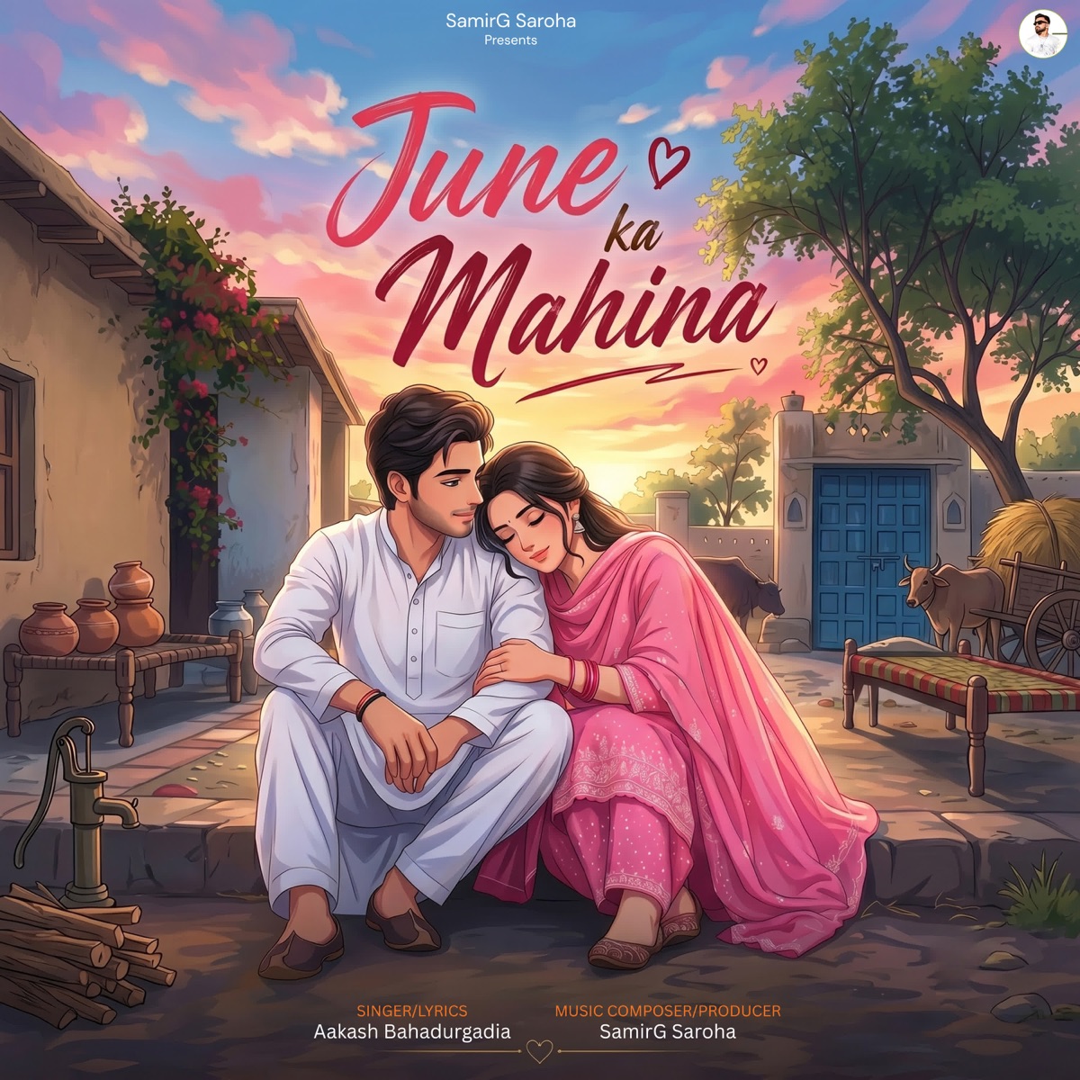 June Ka Mahina - Single by Aakash Bahadurgadia album cover