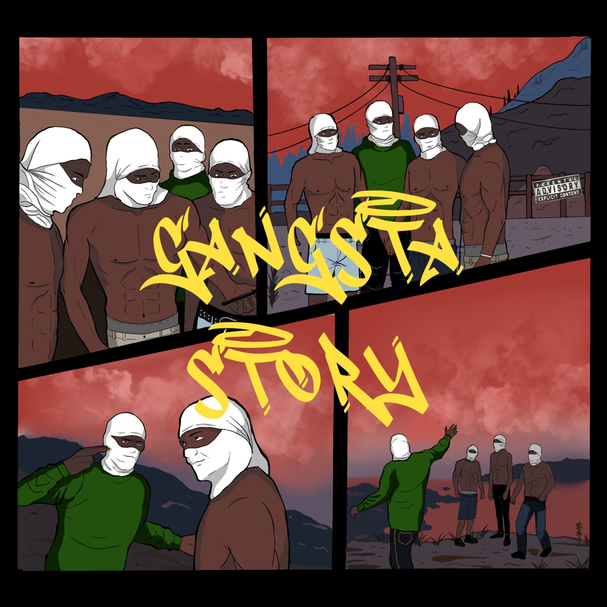 Gangsta Story - Single by EM, Sterza & MatthewB album cover