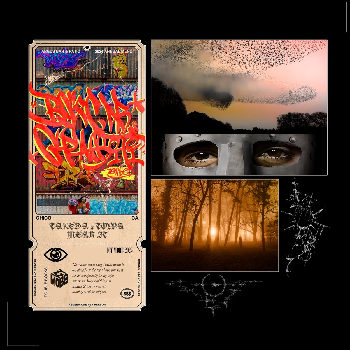Mean It - Single by TAKEDA, Towa & 13MURDERER album cover