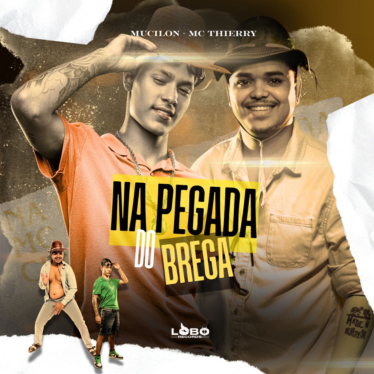 Na Pegada do Brega - EP by Mc Thierry, Mucilon & JK NO BEAT album cover