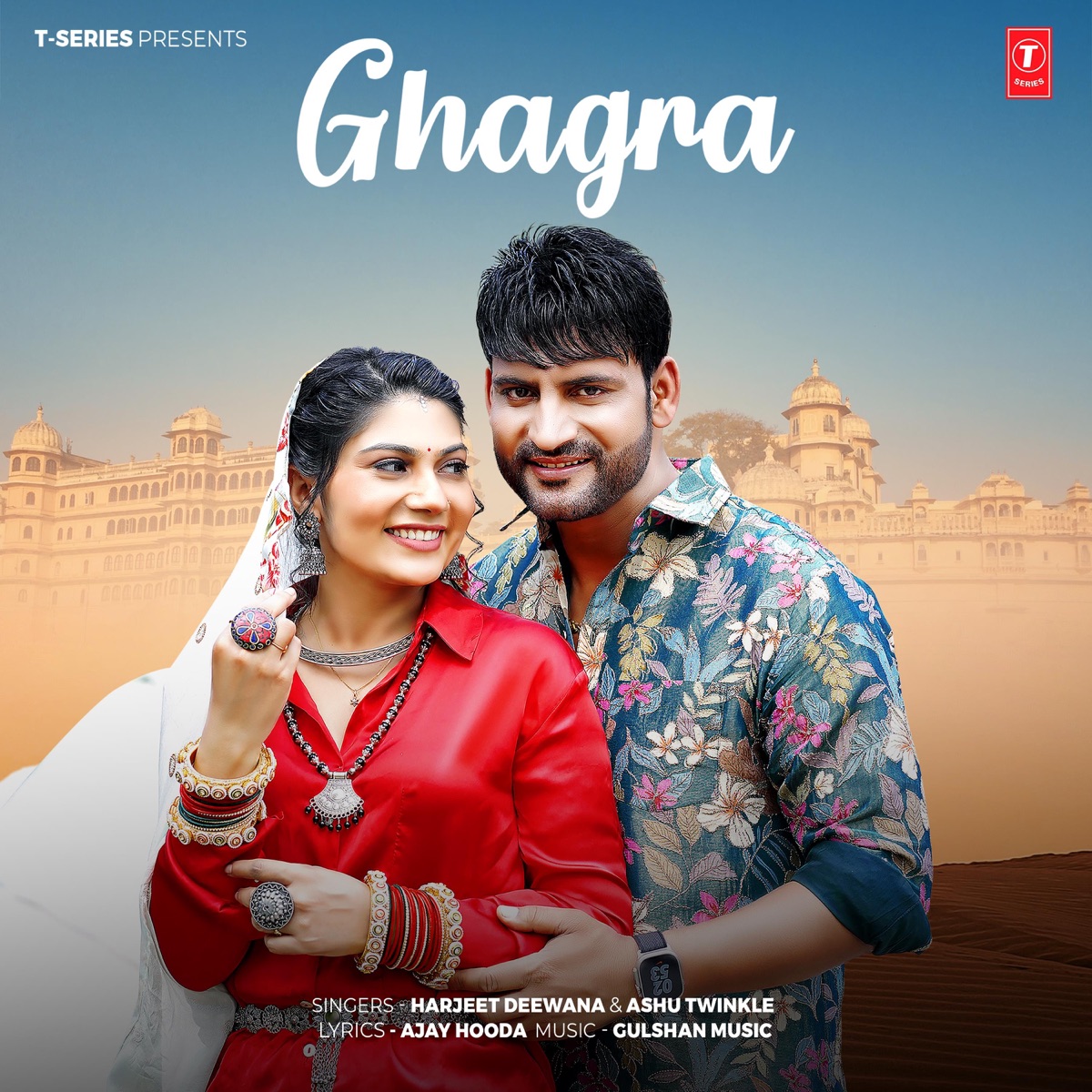 Ghagra - Single by Harjeet Deewana & Ashu Twinkle album cover