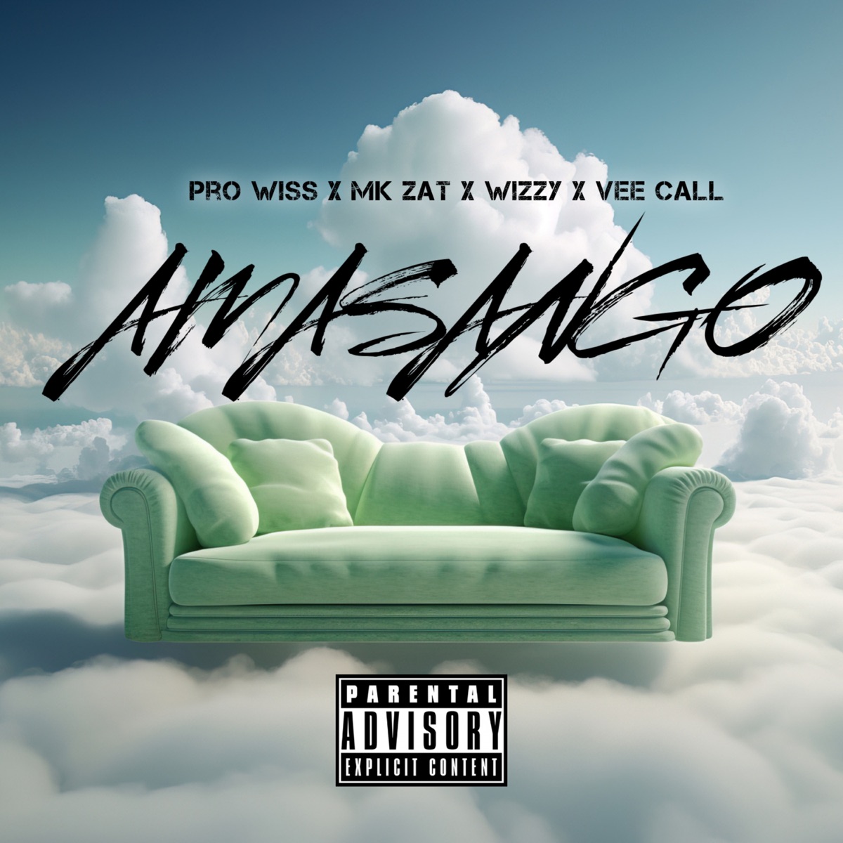Amasango - Single by Pro Wiss, MK Zat, VeeCall & Wizzy album cover