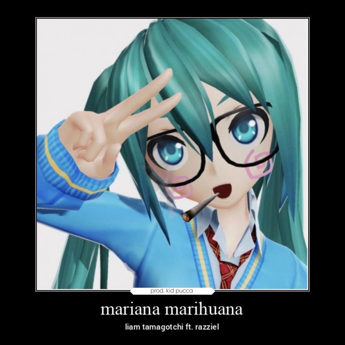 mariana marihuana (feat. Razziel) - Single by Liam Tamagotchi album cover