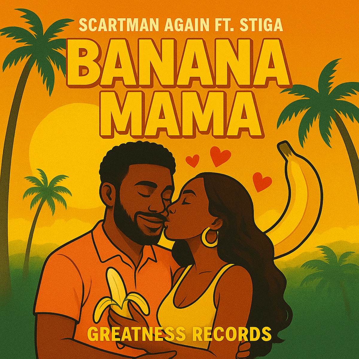 Banana Mama (feat. Stiga) - Single by Scartman Again album cover