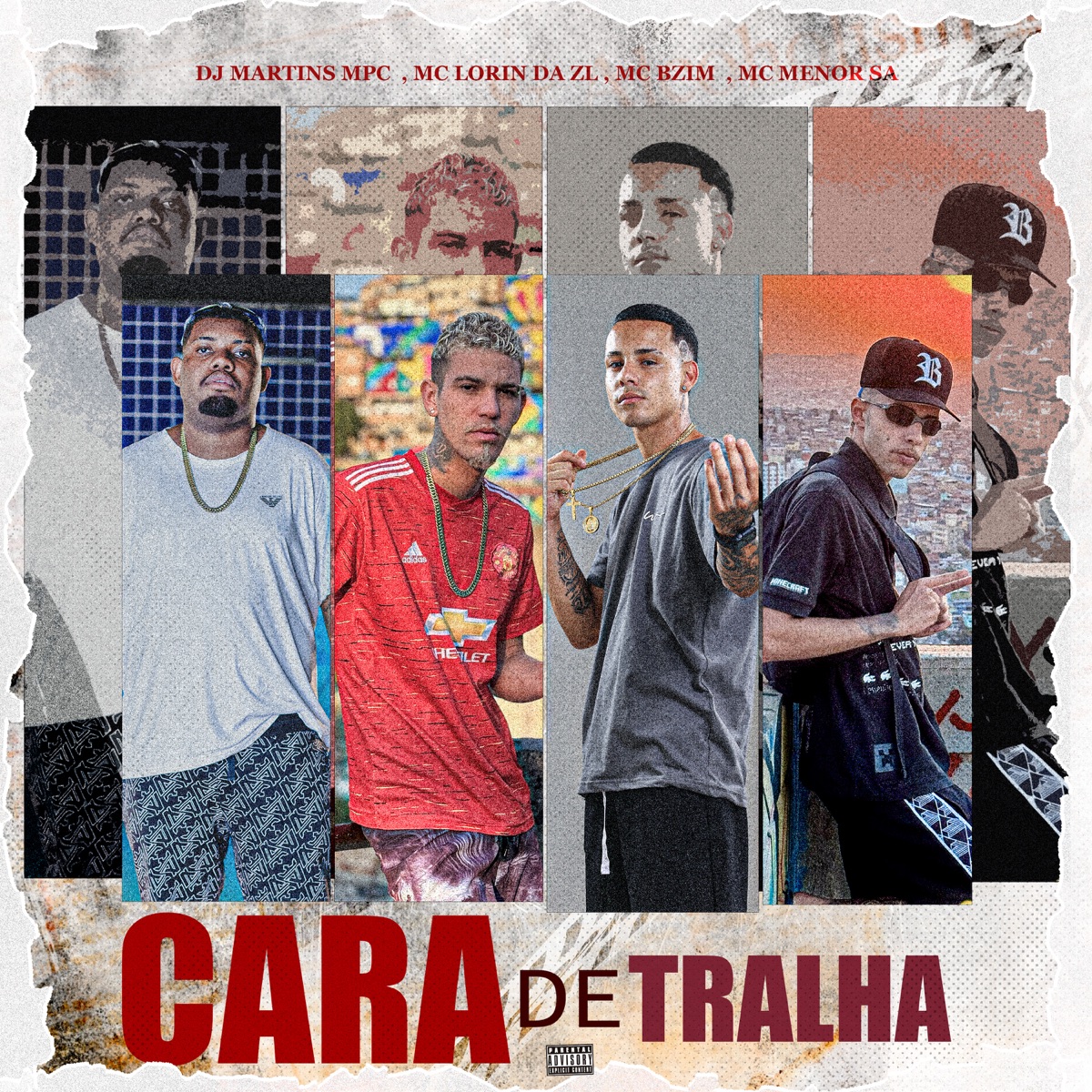 Cara de Tralha - Single by MC LORIN DA ZL, mc menor s.a & Mc Bzim album cover