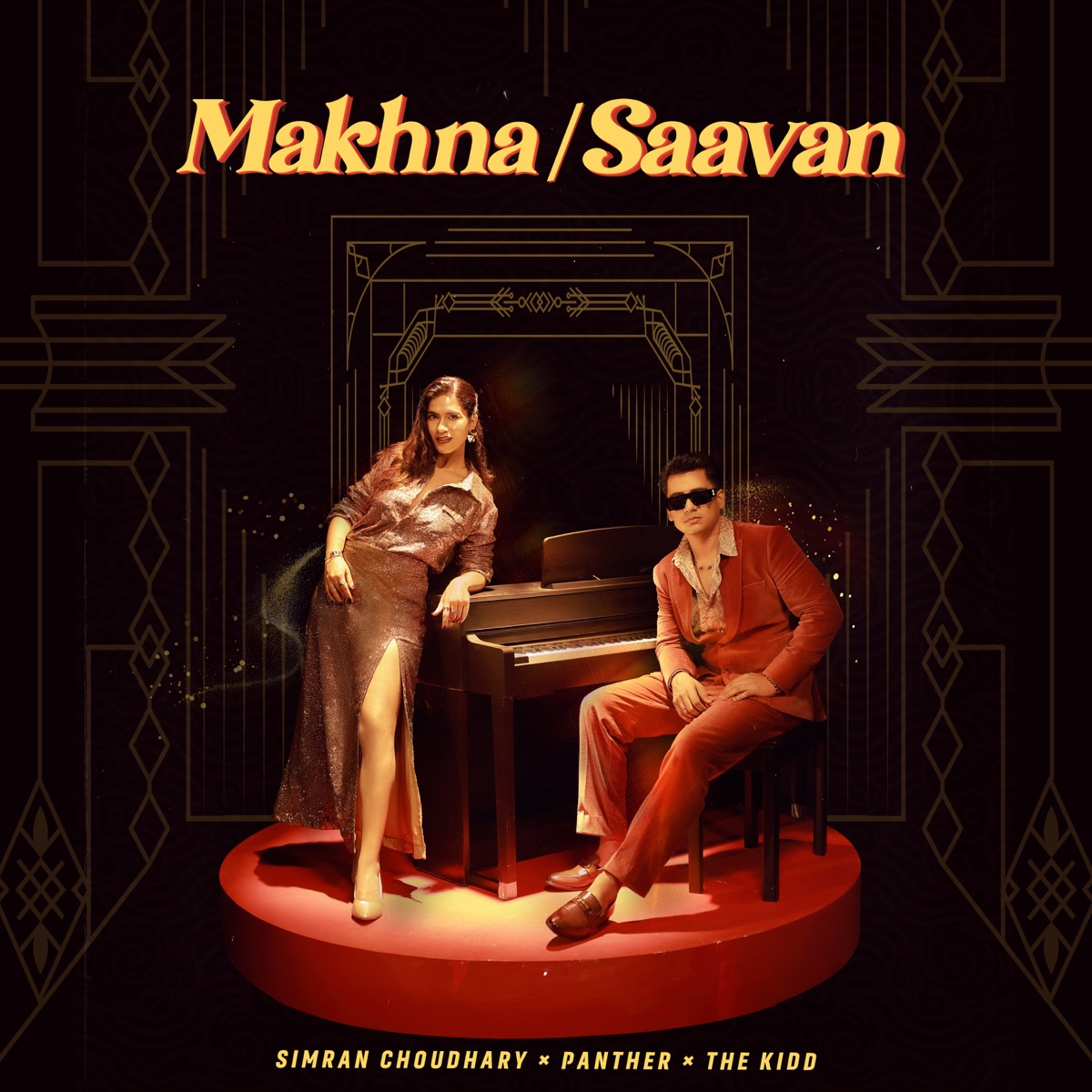 Makhna/Saavan - Single by Simran Choudhary, Panther & The Kidd album cover