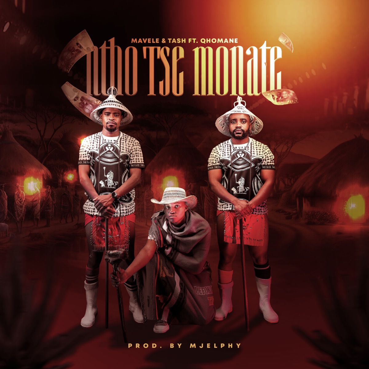 Ntho Tse Monate (feat. Qhomane) - Single by Mavele & Tash album cover