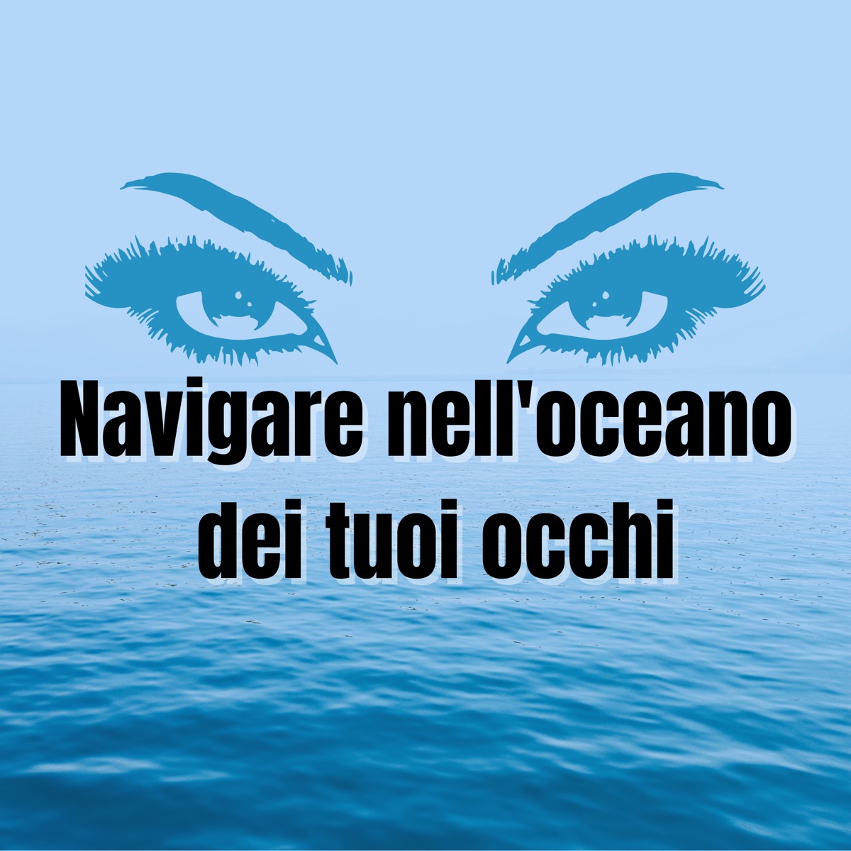 Navigare nell'oceano  dei tuoi occhi - Single by DJ Cigano SP album cover
