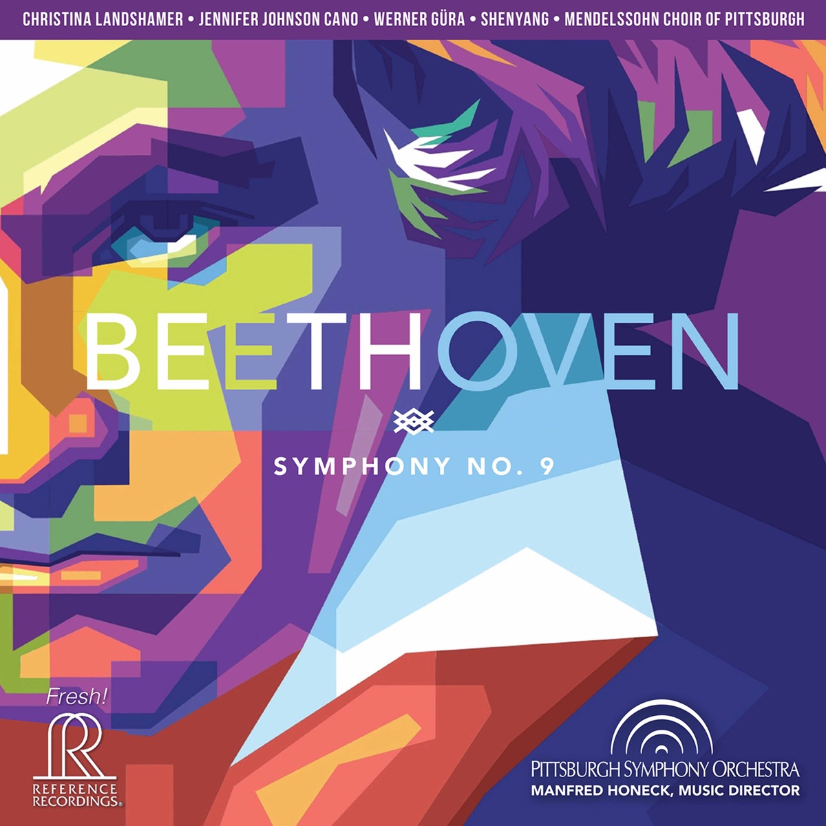 Beethoven: Symphony No. 9 in D Minor, Op. 125 "Choral" (Live) by Pittsburgh Symphony Orchestra & Manfred Honeck album cover