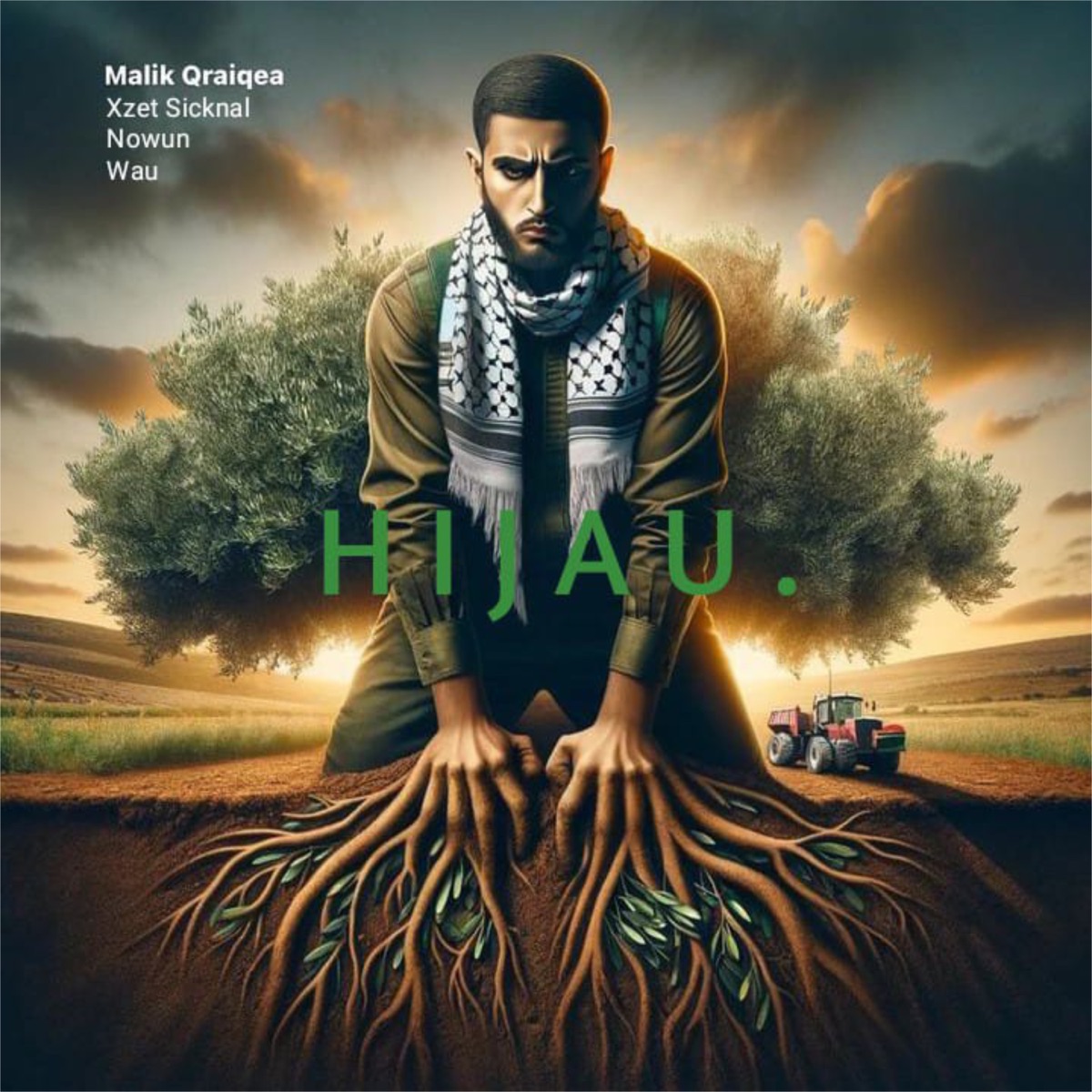 HIJAU. - Single by WAU & Dan Loco album cover