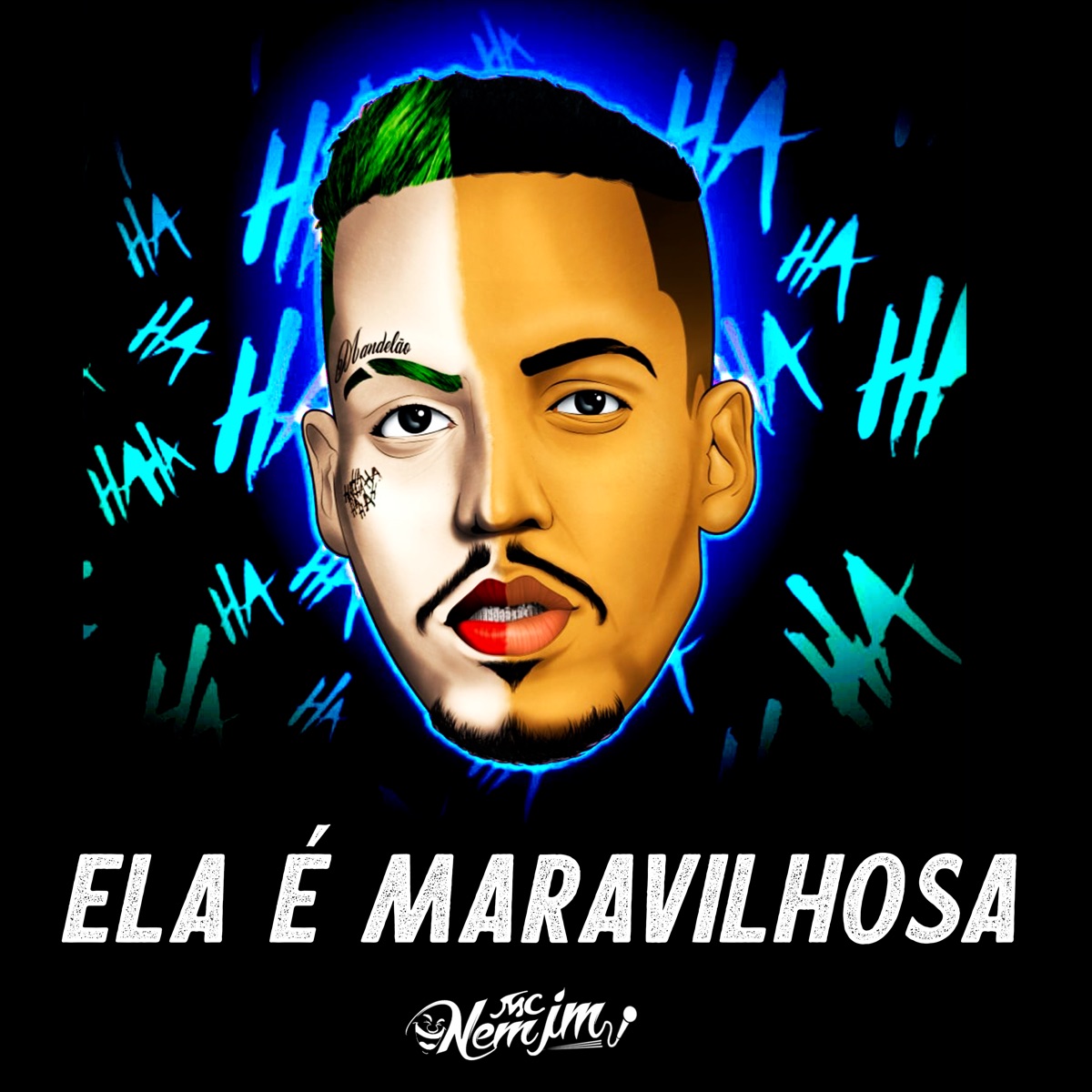 Ela É Maravilhosa (feat. DJ DIGUINHO MANDELÃO) - Single by Mc Nem Jm album cover