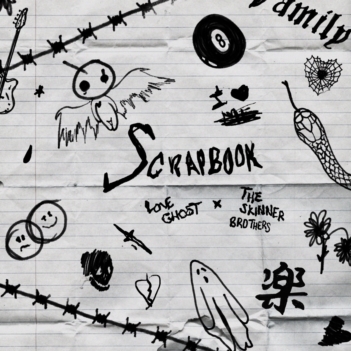 Scrapbook - Single by Love Ghost & The Skinner Brothers album cover