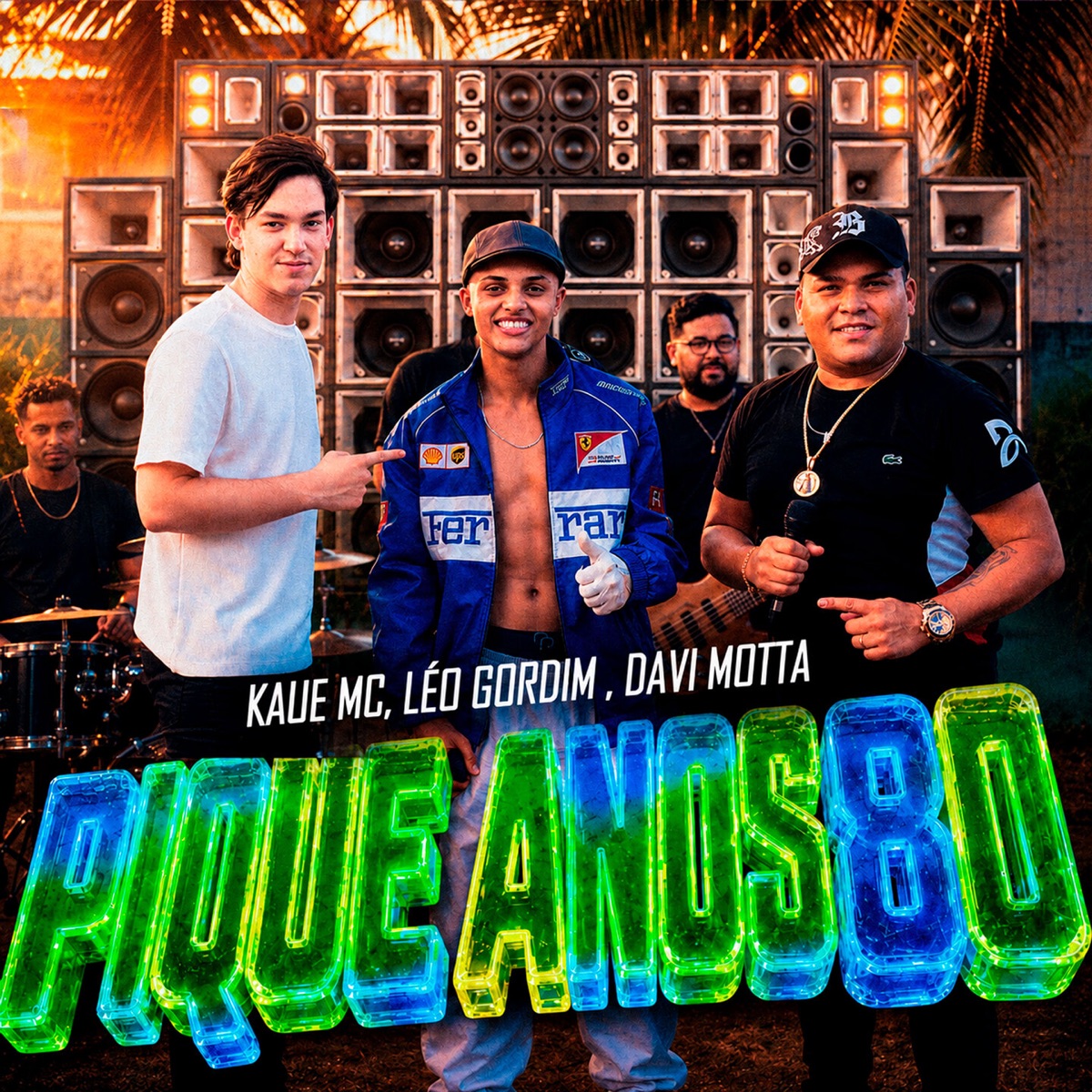 Pique Anos 80 - Single by NSNOBEAT, KAUE MC, Davi Motta & Leo Gordim album cover