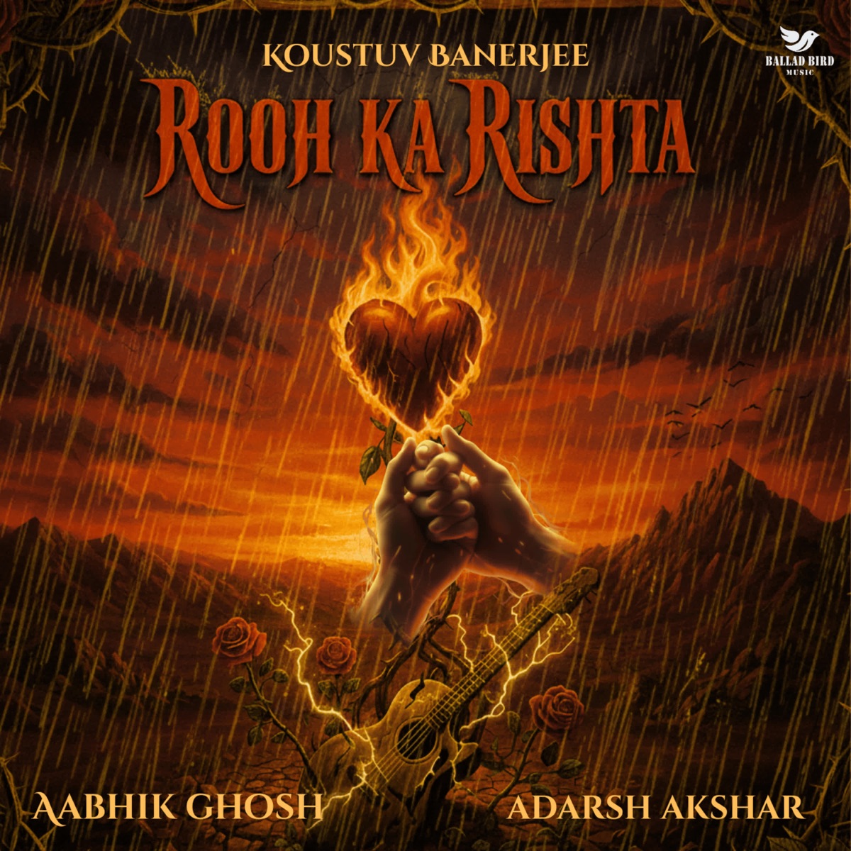 Rooh Ka Rishta - Single by Koustuv Banerjee, Adarsh Akshar & Aabhik Ghosh album cover