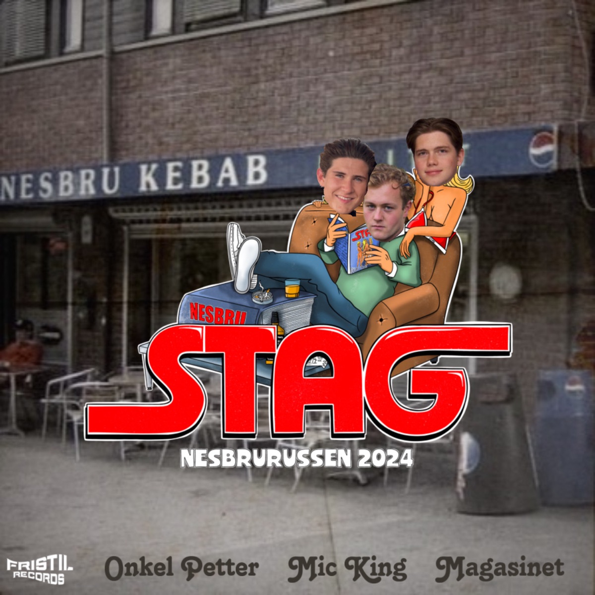 Blått Blod (Stag 2024) - Single by Onkel Petter, Mic-King & Magasinet album cover