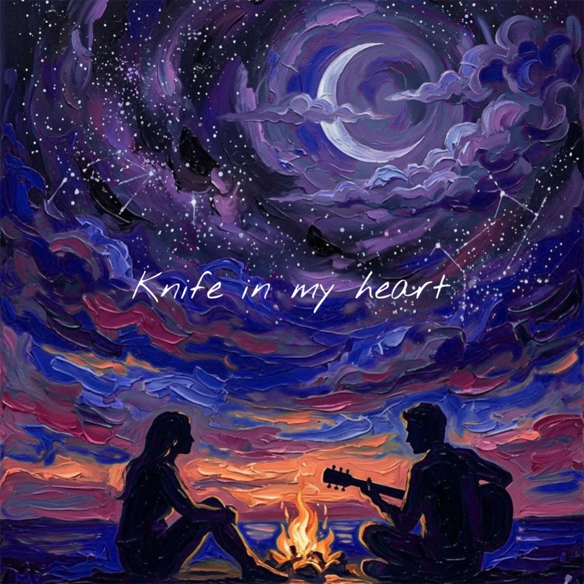 Knife In My Heart - Single by REX MUSIC & The Hashtags album cover