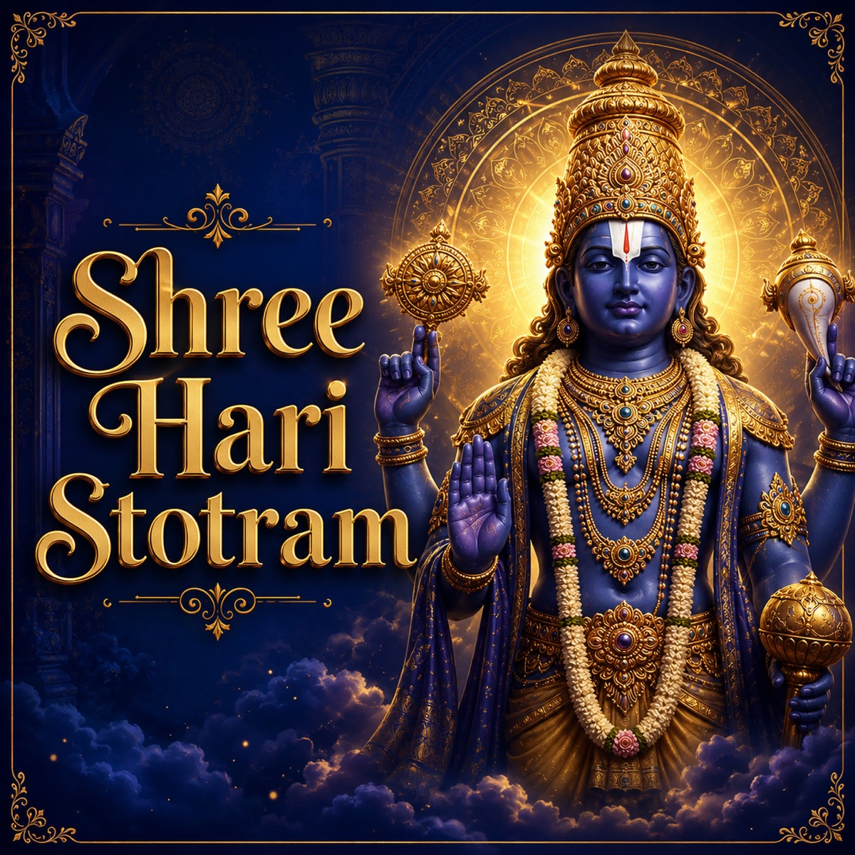 Shree Hari Stotram - Single by Omkar Rapatwar & Rucha Kulkarni album cover