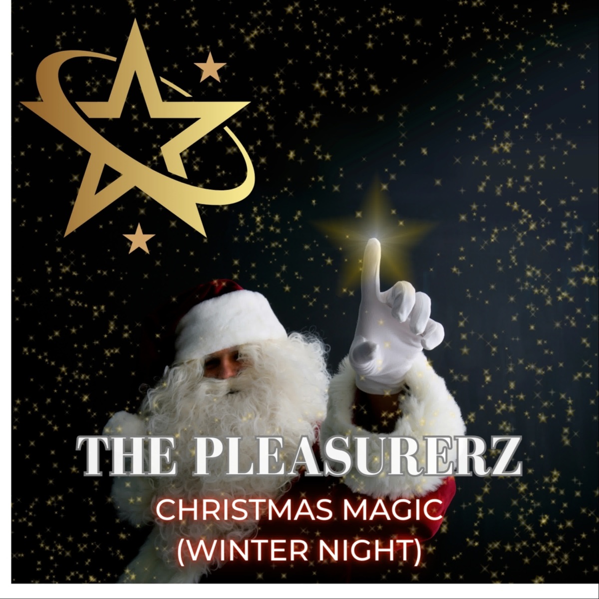 Christmas Magic (Winter Night) [feat. Stephen Thomas Sims] - Single by The Pleasurerz album cover