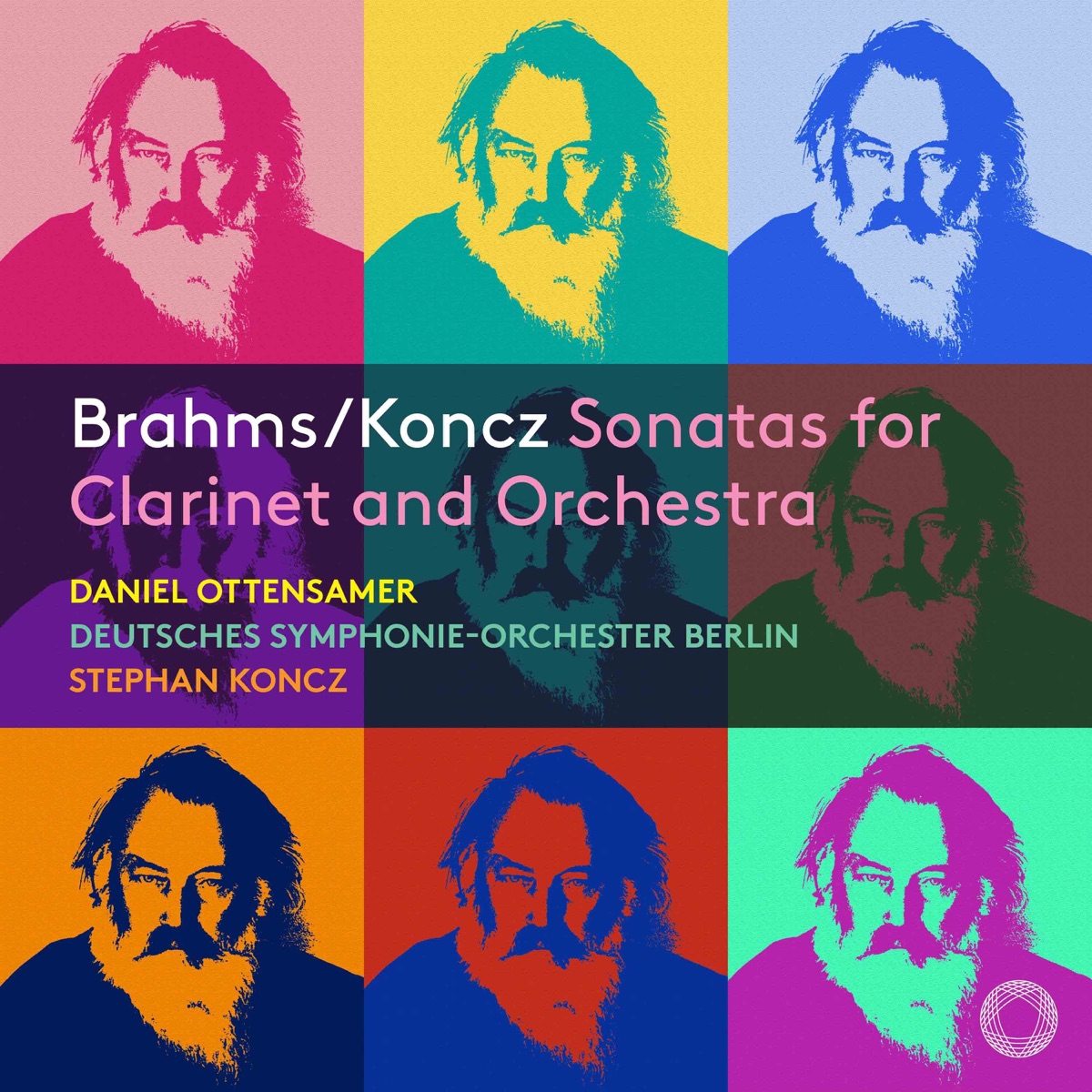 Brahms/Koncz: Sonatas for Clarinet and Orchestra by Daniel Ottensamer, Deutsches Symphonie-Orchester Berlin, Stephan·Koncz, Noah Bendix-Balgley & Christoph Traxler album cover