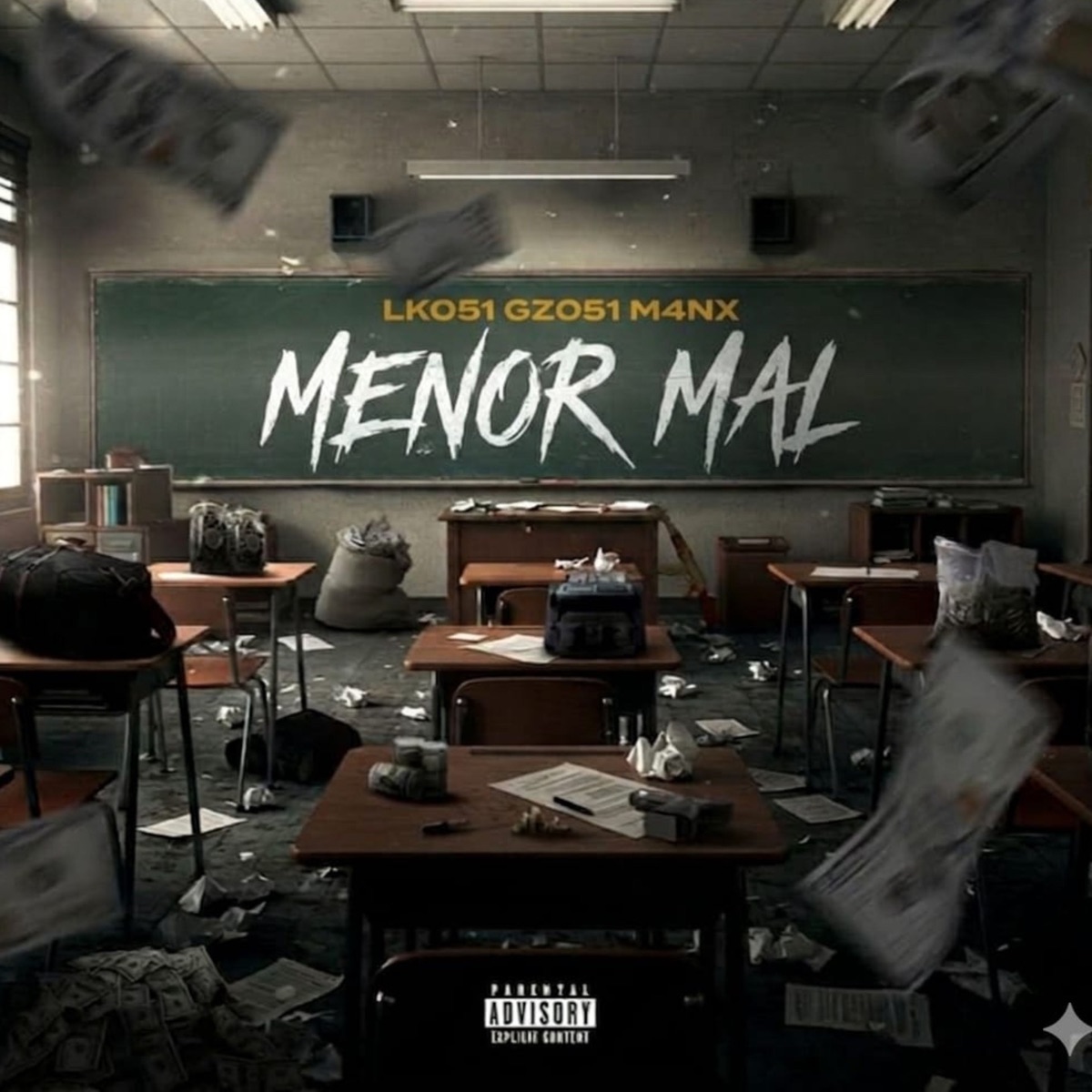 Menor Mal - Single by LK051, GZ 051 & M4NX album cover