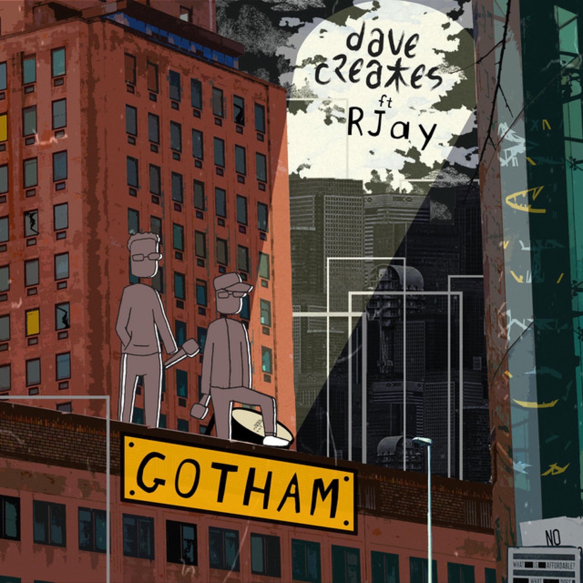 Gotham (feat. RJay) - Single by davecreates album cover